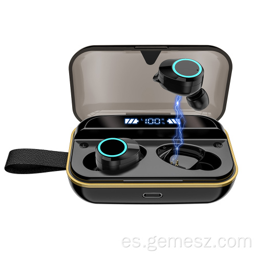 Auriculares TWS inalámbricos a prueba de agua con conexión Earbud